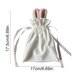 thumbnail image 3 of Bolsa De Almacenamiento De Poliéster Bolsa de regalo con cordón y orejas de conejo de Pascua rosa para huevos de caramelo, recuerdos de fiesta y decoraciones navideñas. Rkxzt, 3 of 9