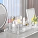 thumbnail image 2 of Transparent Storage Box with Compartments Large Capacity Stable Base Perfume Lipstick Desktop, 2 of 5