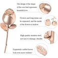 thumbnail image 3 of Rose Flower Cremation Urns for Ashes Memorials Urn Stainless Steel Long Stem Rose Bud Keepsake Decorative for Human/Pet, 3 of 7