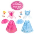 thumbnail image 2 of Girls Princess Dress up Trunk Set, Pretend Play Costume for Kids 3-12 Years Birthday Gift, 2 of 6