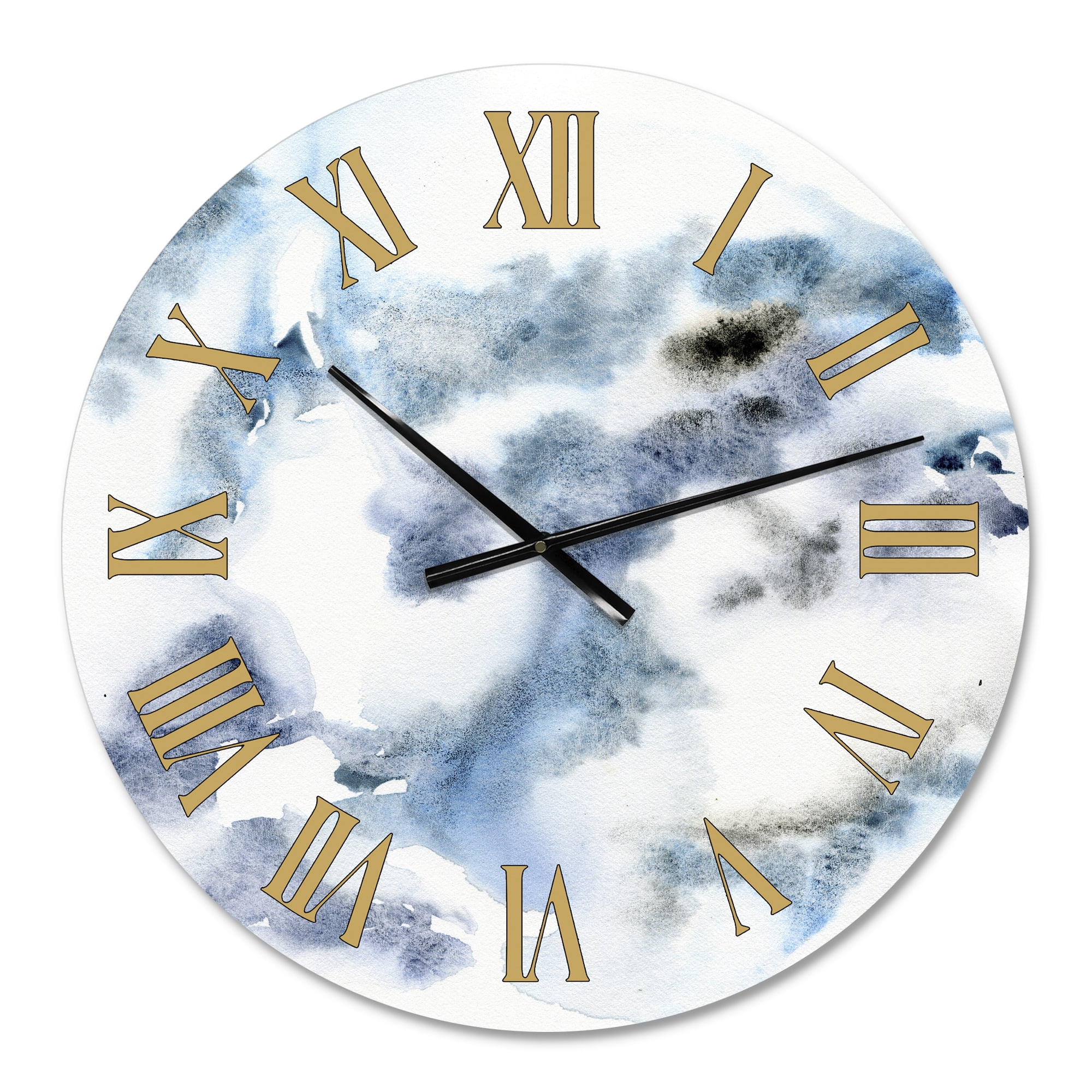Designart 1 in Modern,Contemporary Wall Clock