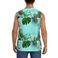 thumbnail image 4 of Bingfone Tropical Pineapple Pattern Men's Tank Tops Workout Sleeveless Tee Shirts Running Beach Tanks for Men-X-Large, 4 of 8