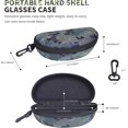 thumbnail image 2 of Estuche rígido para gafas de sol al aire libre, estuche portátil para gafas, estuche con cremallera y gancho para mujeres y hombres deportivos, 2 of 5