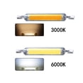 thumbnail image 3 of AMERTEER 2 Pcs R7S LED Light Bulbs 15W 118mm LED COB Lamp Bulb 110V 230 V Replace Halogen Lamp Warm White Cold White, 3 of 10
