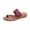 Deep Red, variant on HTHLVMD Adjustable Buckle Open Toe Sandals, Flip Flops for Women Sandals: Comfortable Walking Arch Support Sandals - Dressy Summer Slip On Bunion Cushion Shoes, Deep Red 9