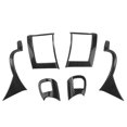 thumbnail image 3 of 6pcs Carbon Fiber Style Dashboard Air Vent Cover Trims for Cooper Hatchback F55 F56 F57 2014‑2021, 3 of 9