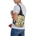 thumbnail image 5 of Rocae Yellow Tulips for Lightweight Chest Bag Dual Pocket, Waterproof Crossbody Sling Bag for Men and Women, 5 of 8