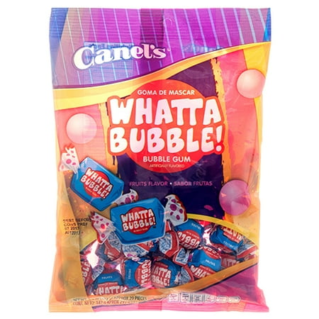 - New 357273 Canel's Peg Whatta Bubble! Bubble Gum 5Z (12-Pack) Candy Bag Cheap Wholesale Discount Bulk Candy Candy Bag