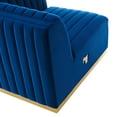 thumbnail image 5 of Conjure Channel Tufted Performance Velvet Right Corner Chair, 5 of 6