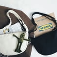thumbnail image 3 of Canvas Bag Shoulder Handbag Large Capacity Tote Bag Student Book Class Messenger Bag, 3 of 6