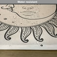 thumbnail image 6 of Ambesonne Sketch Place Mats Set of 4, Sun and Moon, Standard Size, Charcoal Grey Tan, 6 of 6