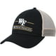 Photo 1 of Men's The Game Black Wake Forest Demon Deacons Split Bar Trucker Adjustable Hat - OSFA