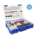thumbnail image 2 of Ensemble d'Accessoires d'Outils Rotatifs Abrasifs 287 Pcs, Kit de Mini Perceuse Électrique, Têtes de Gravure, Compact et Léger, Portable, 2 of 7