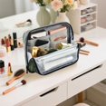 thumbnail image 7 of Pencil Bag with Magnetic Foldable Base Large Capacity Stand-Up Pencil Case Durable Nylon Pen Pouch Rainbow Cabbage, 7 of 7