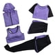 thumbnail image 2 of Conjuntos de chándal para mujer, conjunto deportivo suave y cómodo de secado rápido para correr, trotar, gimnasio, entrenamiento, conjunto de 5 piezas: sujetador deportivo, camiseta, abrigo y 2 p, 2 of 5