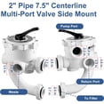 thumbnail image 2 of 261055 Multiport Valve Replacement for Triton C II HD and Quad D.E. Pool/Spa Filters,with Freeze Protection and Sight Glass, 2 of 8