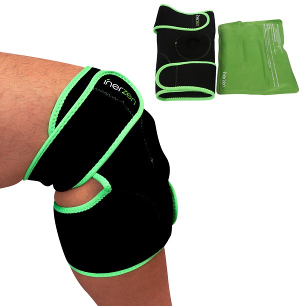 Inerzen Knee Support Hot and Cold Gel Therapy Wrap Includes Hot or