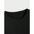 thumbnail image 2 of Men's Summer Slogan Print Round Neck Casual Commuter T-Shirt, Emo, 2000s Style, 2 of 6