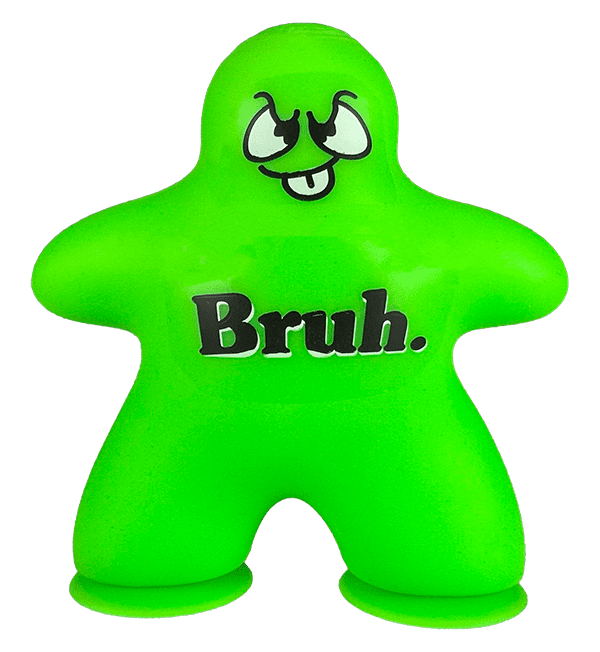 Ja-Ru Suction Cup Squish Dude assorted colors and sayings, child age 3 and up, Fidget novelty toy, TPR material super stretchy