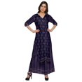 thumbnail image 4 of Moomaya Elegant Printed Kurta And Palazzo Pant Party Wear Ethnic Set For Girls, 4 of 6
