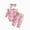 Z129-Pink, variant on Cdudpw Newborn Infant Baby Girl Clothes Outfits Romper Floral Pants with Headband Winter Clothing Set(Z129-White)