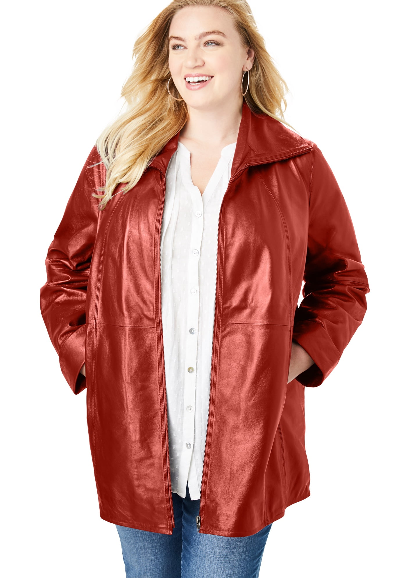 roamans leather coats