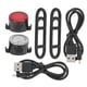 thumbnail image 3 of Mountain Bike COB Front Rear Light, 6 Modes USB Rechargeable Bike LED Tail Light Front Light With USB Cable For Night Riding For Running For Hiking ANGGREK Cycling Safety Front Rear Lights Set, 3 of 8
