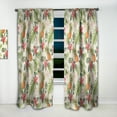 thumbnail image 2 of Designart 'Tropical Pineapple Mood VII' Floral Curtain Panel, 2 of 5