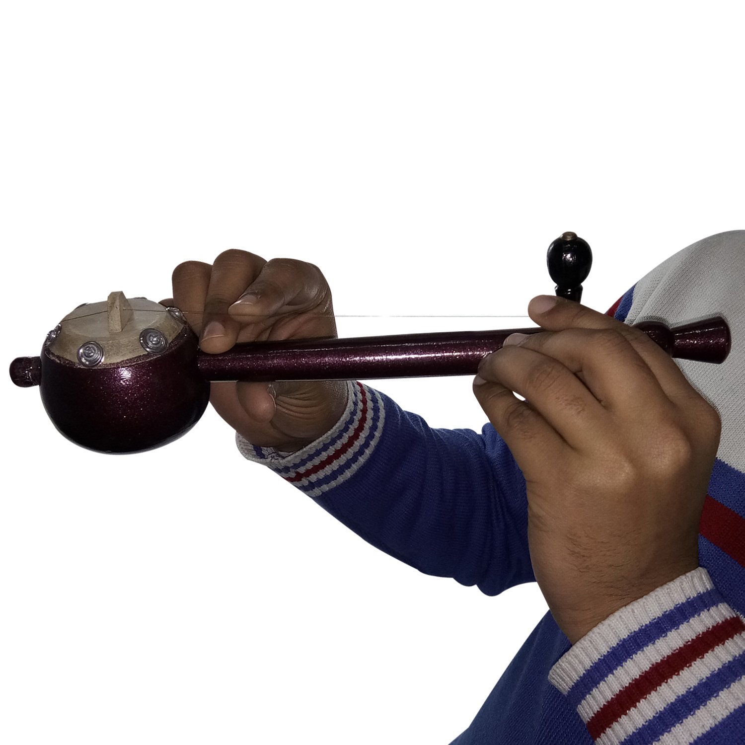 India Meets India 12.5 inch playing Tumbi Ektara Iktara Handmade Indian Folk Music Instrument
