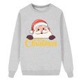thumbnail image 3 of Fiaer Christmas Family Sweatshirts Matching Funny Santa Graphic Trendy Xmas Pullover Long Sleeve Crew Neck Loose Fit Holiday Tops Women L, 3 of 5
