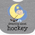 thumbnail image 4 of Inktastic Dreaming About Hockey Boys or Girls Baby Bib, 4 of 4