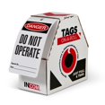 thumbnail image 1 of INCOM Étiquettes de Verrouillage de Fabrication en Rouleau, Danger Ne Fonctionne Pas, Robuste Durable, Étanche et Résistant aux Déchirures, Rouge/noir sur Blanc, 6.25 Pouces X 3, 1 of 8