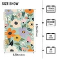 thumbnail image 2 of FORMRS 1-Subject Spiral Notebook 8" x 5" College Ruled 60 Refillable Sheet A5 Hard Cover, 2 Pack, Floral Pattern, 2 of 7
