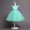 142#Green, variant on Girls Baby Long Skirt Solid Princess Bowknot Performance Dress Skirt Dress Dress Girl Style Dress