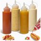 thumbnail image 2 of 3 condimentos de plástico duraderos con botellas pulverizadoras de precisión for ketchup, salsa BBQ, condimentos y otras herramientas de servicio de alimentos, 2 of 6