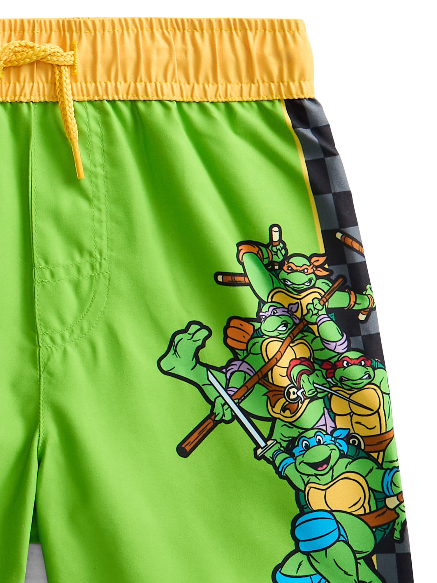 Teenage Mutant Ninja Turtles Toddler Boys Character Rash Guard Top and Swim Shorts Set, 2-Piece, Size 12M-5T