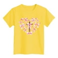 thumbnail image 3 of Tiijoy Girls Summer Short Sleeve T-Shirt Casual Comfortable Cotton T Shirt Tee, Sizes 6-7, 3 of 3