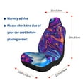 thumbnail image 3 of Uemuo Swirl Print Blue Purple Pattern Car Seat Covers for Front Seats Waterproof Seat Covers for Cars, Universal Auto Front Seats Protector Fits for Car-, 3 of 6