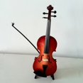 thumbnail image 3 of HLONK Wooden Small Violin Four-piece Set  Includes Violin  Stand  Bow and Case  Mini Musical Instrument  Micro Violin Model  Home Decoration  Exhibition Decoration  Perfect Gift for Famil, 3 of 7