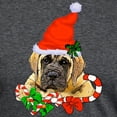 thumbnail image 3 of CafePress - English Mastiff Christmas T Shirt - Mens Tri-blend T-Shirt, 3 of 4