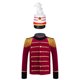 thumbnail image 3 of Chaqueta de circo para niños, uniforme de guardia de Honor de trompeta y tambor, disfraz de Cosplay de Cascanueces, Tops adornados con borlas y sombrero, 3 of 5