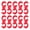 Red, variant on 10pcs Bicycle Cable Clips - Brake Gear Wire Housing Organizer Holder for Mountain Road Bikes