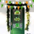 thumbnail image 4 of PEONAVET St. Patrick's Day Door Sign, Hanging Happy St. Patrick's Day Door Ornament Green Shamrock Door Decor for Home Holiday Party Decor, 4 of 6