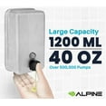 thumbnail image 4 of Alpine Industries Distributeur de Savon en Acier Inoxydable pour Montage Mural Vertical Acier Inoxydable (Vertical), 4 of 4