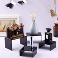 thumbnail image 4 of 1 Juego de soportes de exhibición acrílicos , accesorios de de estante de exhibición de joyas (grande, mediano, pequeño, claro) Sunnimix soporte de exhibición de acrílico, 4 of 8