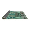 thumbnail image 2 of Ahgly Company Indoor Rectangle Patchwork Turquoise Blue Transitional Area Rugs, 5' x 7', 2 of 4