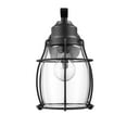thumbnail image 3 of Lighting CHARLOTTE Industrial 1 Light Textured Black Outdoor Wall Sconce 11" Tall, 3 of 4