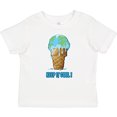 thumbnail image 3 of Inktastic Keep It Cool Melting Earth Ice Cream Cone Boys or Girls Baby T-Shirt, 3 of 5