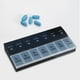 thumbnail image 5 of Organizador de pastils de 14 rejil 2 fi , , 2 veces , estuche portátil para tableta contenedor, pastillero para viaje , negro negro Baoblaze Organizador de almacenamiento, 5 of 8