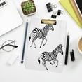 thumbnail image 6 of FMSHPON Zebra Clipboard Hardboard Wood Nursing Clip Board and Pull for Standard A4 Letter 13x9 inches, 6 of 7